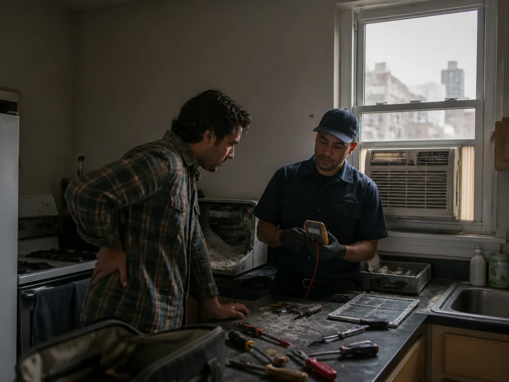 DIY vs calling a pro in a typical cooling unit issue